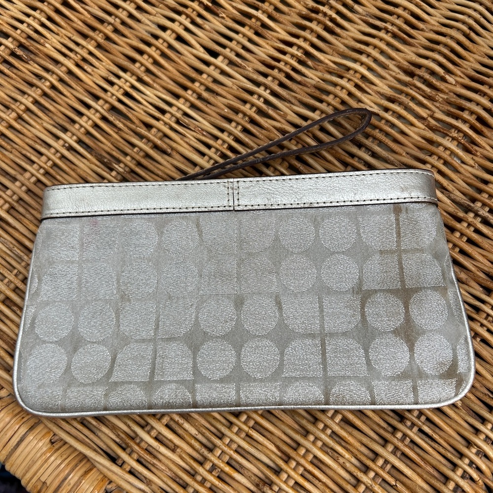 Kate Spade Silver Wristlet Clutch - Picture 5 of 5